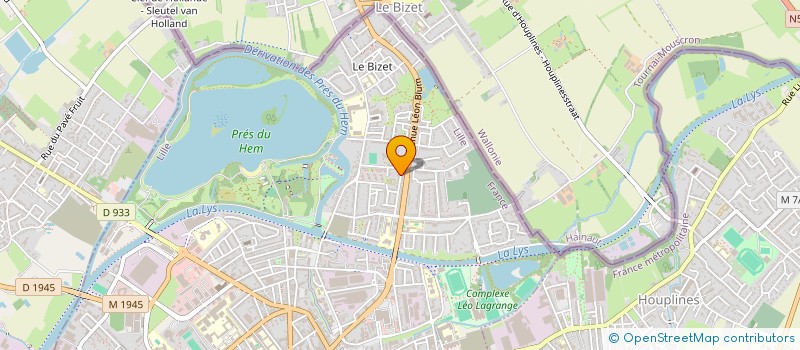 localisation de l'entreprise MONSIEUR SEBASTIEN QUINTART  ARMENTIERES