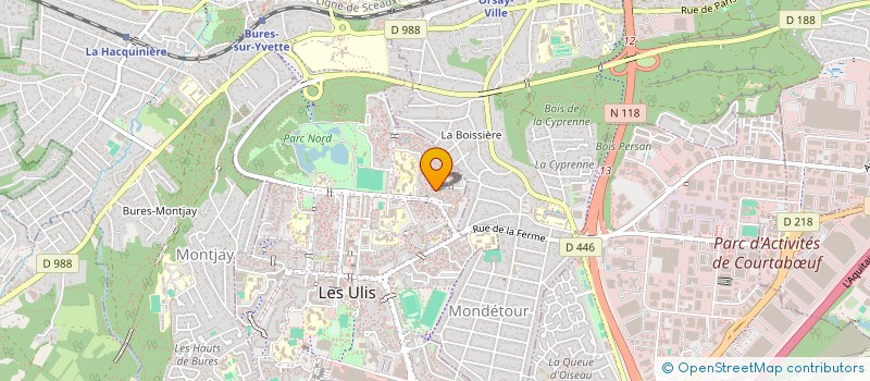 localisation de l'entreprise MONSIEUR SEBASTIEN QUINTEROS  LES ULIS