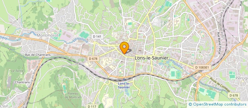 localisation de l'entreprise MONSIEUR SEBASTIEN RABANY à LONS-LE-SAUNIER
