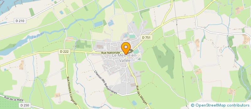 localisation de l'entreprise MONSIEUR SEBASTIEN RABOUIN  MAUGES-SUR-LOIRE