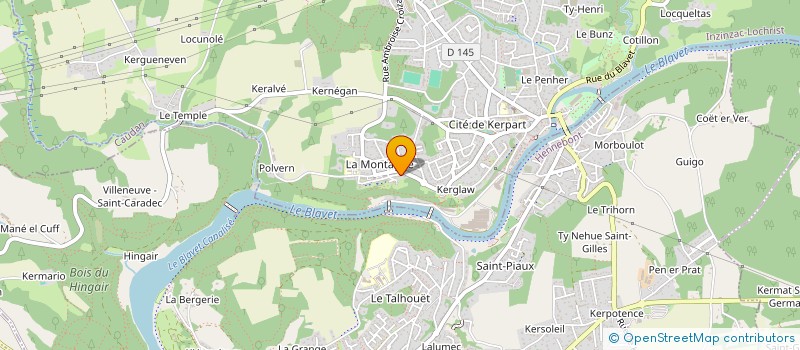 localisation de l'entreprise MONSIEUR SEBASTIEN RACINE  INZINZAC-LOCHRIST