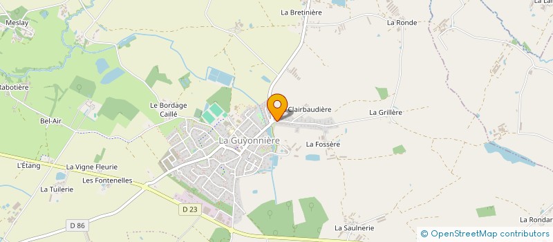 localisation de l'entreprise MONSIEUR SEBASTIEN RAFFLEGEAU à MONTAIGU-VENDEE