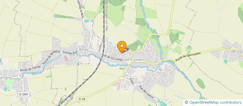 localisation de l'entreprise MONSIEUR SEBASTIEN RAGONNEAU  SAINT-JULIEN