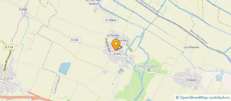 localisation de l'entreprise MONSIEUR SEBASTIEN RAISON  CRAM-CHABAN