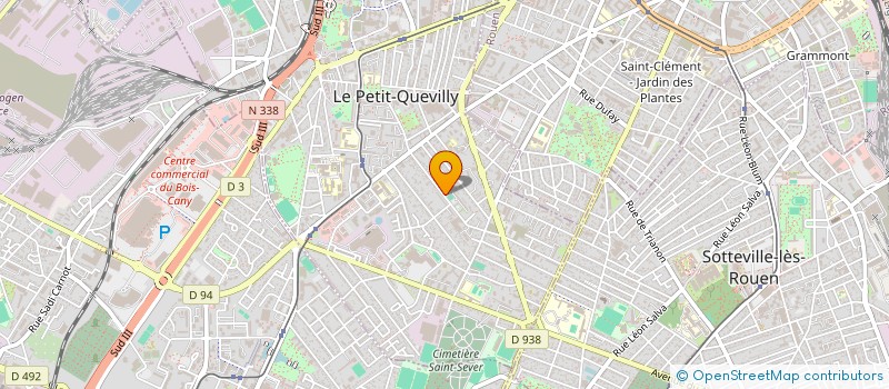 localisation de l'entreprise MONSIEUR SEBASTIEN RAKOTOZAFY  LE PETIT-QUEVILLY