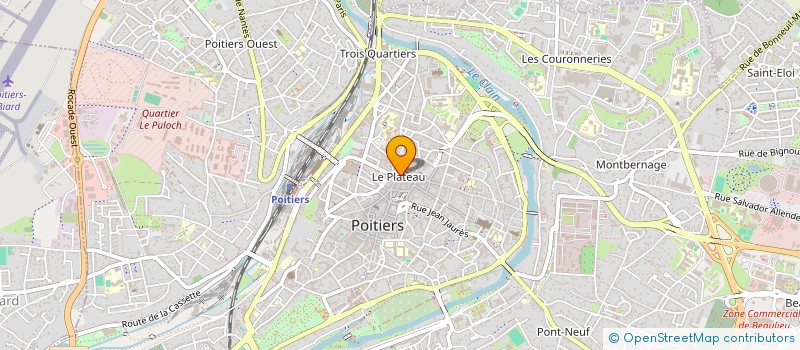 localisation de l'entreprise MONSIEUR SEBASTIEN RAMARD à POITIERS