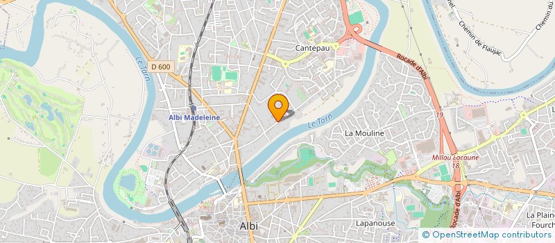 localisation de l'entreprise MONSIEUR SEBASTIEN RAMBAUD à ALBI