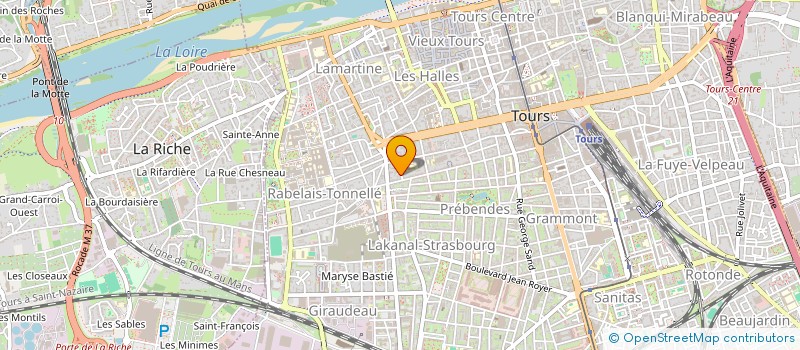 localisation de l'entreprise MONSIEUR SEBASTIEN RAMBOUR à TOURS