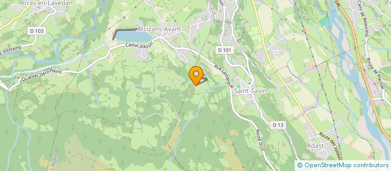 localisation de l'entreprise MONSIEUR SEBASTIEN RAMON  SAINT-SAVIN