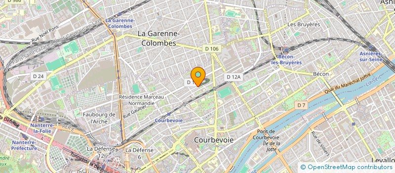 localisation de l'entreprise MONSIEUR SEBASTIEN RAMOND à COURBEVOIE