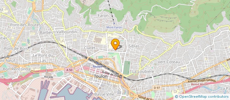 localisation de l'entreprise MONSIEUR SEBASTIEN RAMONET  TOULON