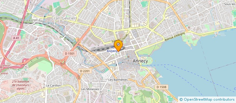 localisation de l'entreprise MONSIEUR SEBASTIEN RASSAT  ANNECY