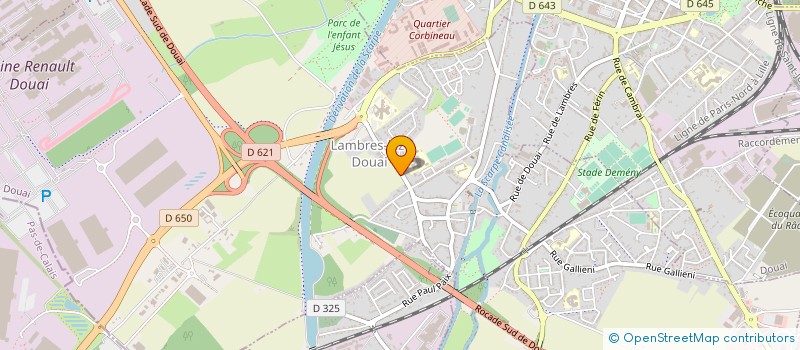 localisation de l'entreprise MONSIEUR SEBASTIEN RATAJCZYK à LAMBRES-LEZ-DOUAI