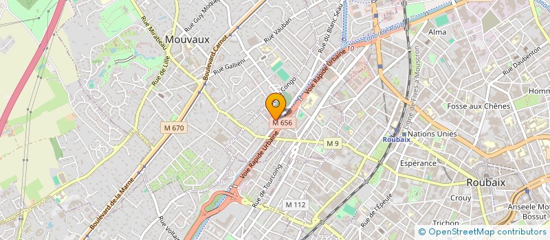 localisation de l'entreprise MONSIEUR SEBASTIEN RATEL  TOURCOING