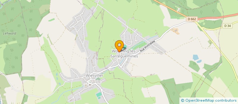 localisation de l'entreprise MONSIEUR SEBASTIEN RAUCH  WLFLING-LES-SARREGUEMINES