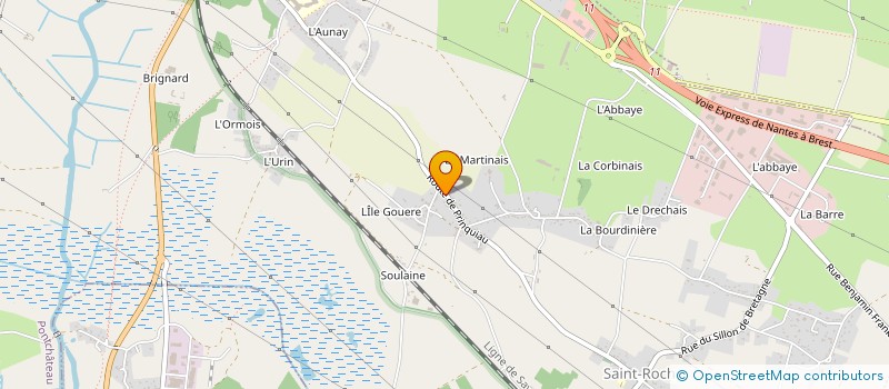 localisation de l'entreprise MONSIEUR SEBASTIEN RAULT  PONTCHATEAU