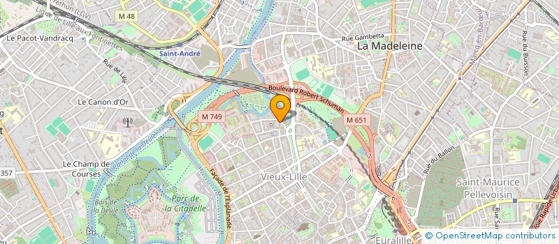 localisation de l'entreprise MONSIEUR SEBASTIEN RAVIART à LILLE