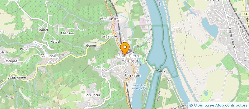 localisation de l'entreprise MONSIEUR SEBASTIEN RAY  SAINT-PIERRE-DE-BUF