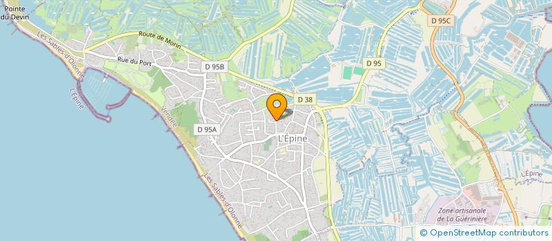 localisation de l'entreprise MONSIEUR SEBASTIEN RAYMOND  L'EPINE