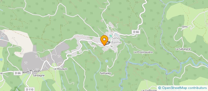 localisation de l'entreprise MONSIEUR SEBASTIEN RAYSSIGUIE  SAINT-SALVY-DE-LA-BALME