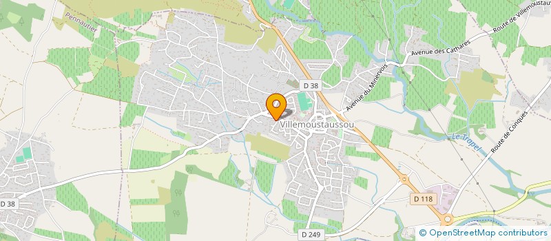 localisation de l'entreprise MONSIEUR SEBASTIEN RECH  VILLEMOUSTAUSSOU