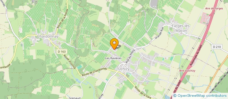 localisation de l'entreprise MONSIEUR SEBASTIEN RECORDON  UCHIZY