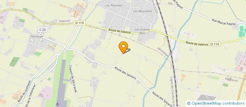 localisation de l'entreprise MONSIEUR SEBASTIEN REGAL à CHABEUIL