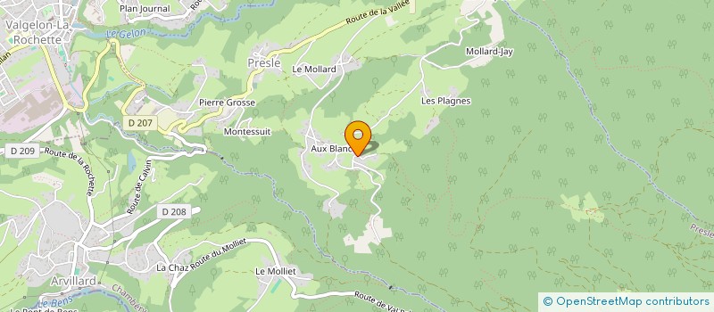 localisation de l'entreprise MONSIEUR SEBASTIEN REGNAULT  PRESLE