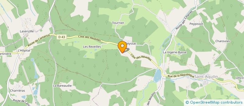 localisation de l'entreprise MONSIEUR SEBASTIEN REGNER à SAINT-ASTIER