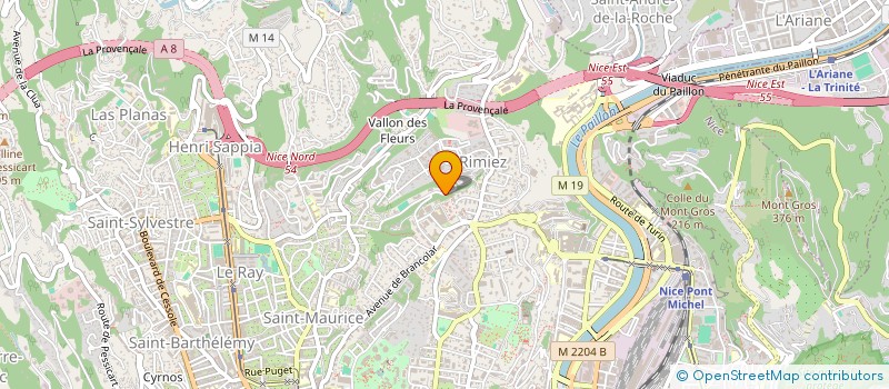 localisation de l'entreprise MONSIEUR SEBASTIEN REISDORFFER  NICE