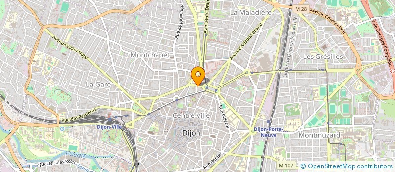 localisation de l'entreprise MONSIEUR SEBASTIEN REIX à DIJON