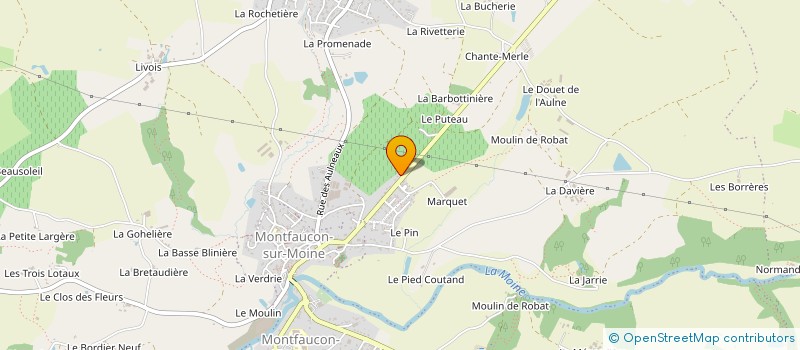 localisation de l'entreprise MONSIEUR SEBASTIEN REMAUD  SEVREMOINE