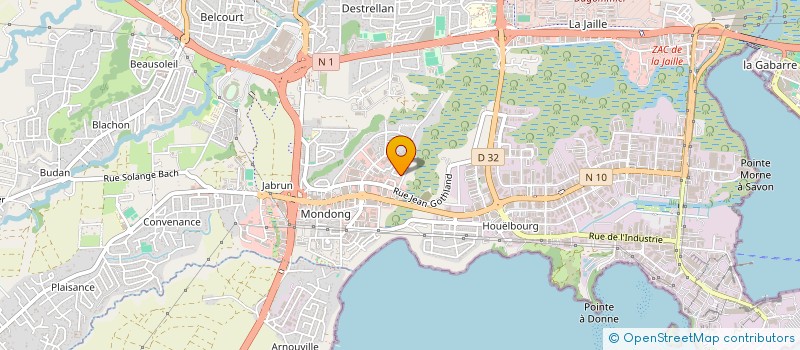 localisation de l'entreprise MONSIEUR SEBASTIEN REMBLIERE  BAIE MAHAULT