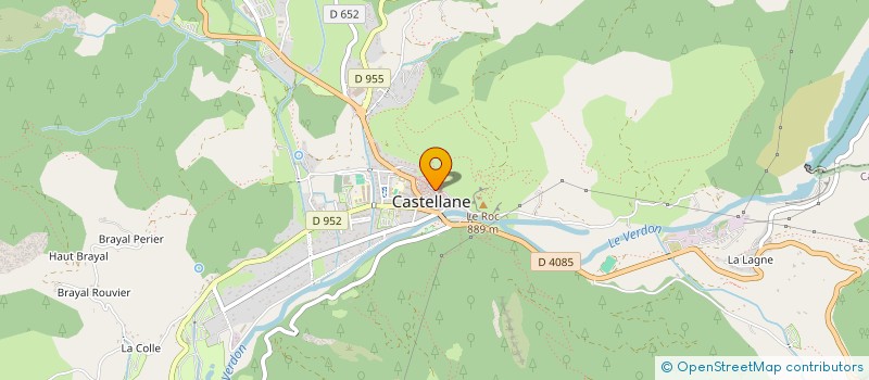 localisation de l'entreprise MONSIEUR SEBASTIEN REMI  CASTELLANE