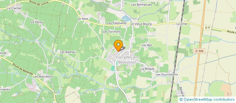 localisation de l'entreprise MONSIEUR SEBASTIEN REMUET à CORCELLES EN BEAUJOLAIS