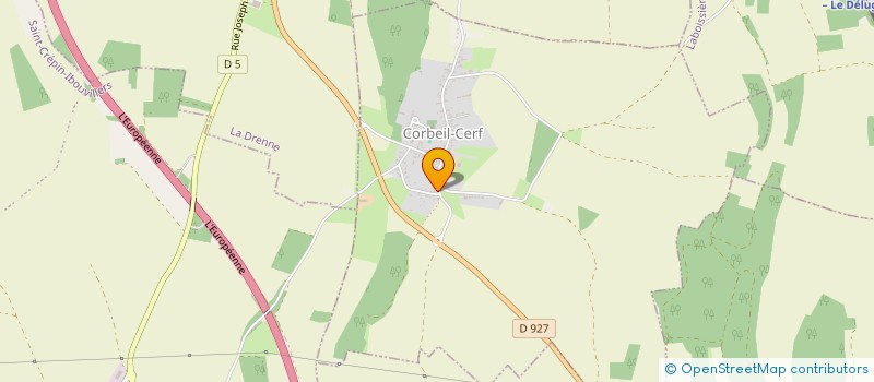 localisation de l'entreprise MONSIEUR SEBASTIEN RENARD  CORBEIL CERF