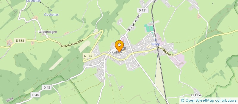 localisation de l'entreprise MONSIEUR SEBASTIEN RENAUD  GILLEY