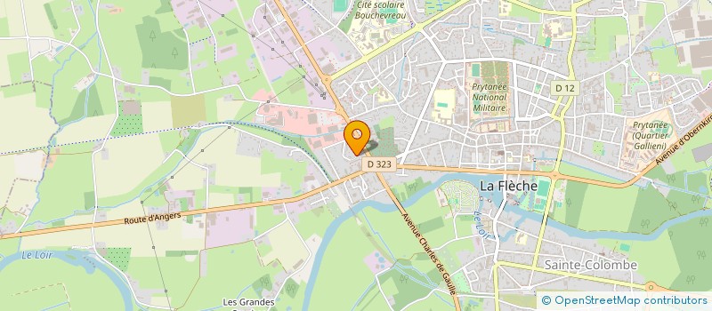 localisation de l'entreprise MONSIEUR SEBASTIEN RENAULT à LA FLECHE