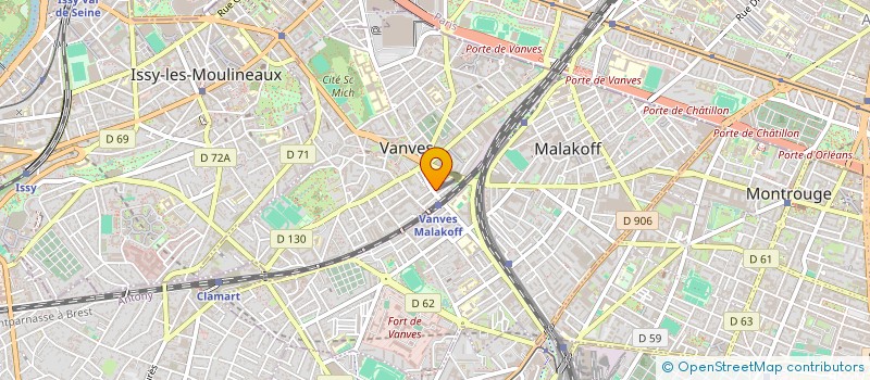 localisation de l'entreprise MONSIEUR SEBASTIEN RENAULT à VANVES