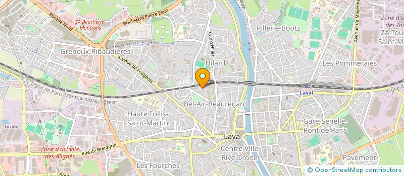localisation de l'entreprise MONSIEUR SEBASTIEN RENAULT à LAVAL