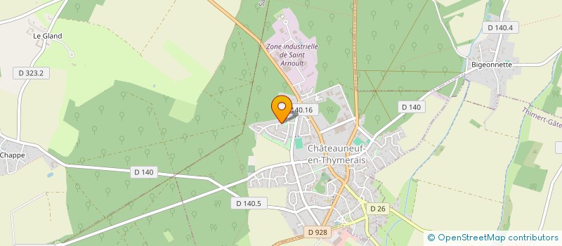 localisation de l'entreprise MONSIEUR SEBASTIEN RENAUX à CHATEAUNEUF-EN-THYMERAIS