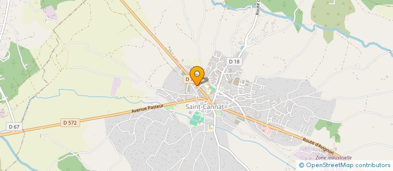 localisation de l'entreprise MONSIEUR SEBASTIEN RENE  SAINT-CANNAT