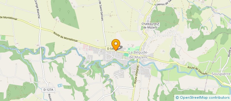 localisation de l'entreprise MONSIEUR SEBASTIEN RENE LAFOND  LA BEGUDE-DE-MAZENC