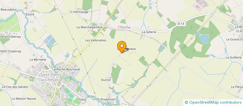 localisation de l'entreprise MONSIEUR SEBASTIEN RETAILLEAU  SAINT-DENIS-LA-CHEVASSE