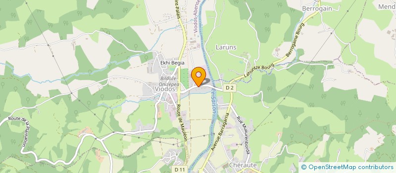 localisation de l'entreprise MONSIEUR SEBASTIEN REY  CHERAUTE