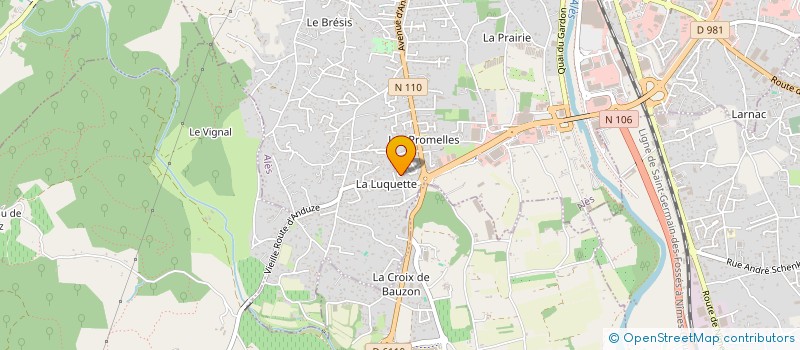 localisation de l'entreprise MONSIEUR SEBASTIEN REYNARD  ALES