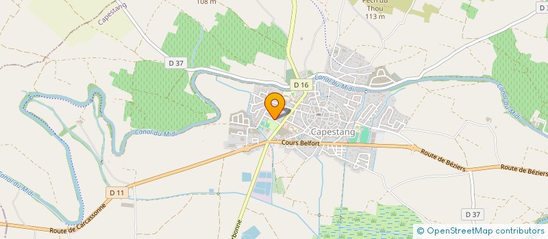 localisation de l'entreprise MONSIEUR SEBASTIEN REYNES  CAPESTANG