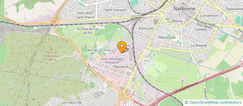 localisation de l'entreprise MONSIEUR SEBASTIEN REYNES  NARBONNE