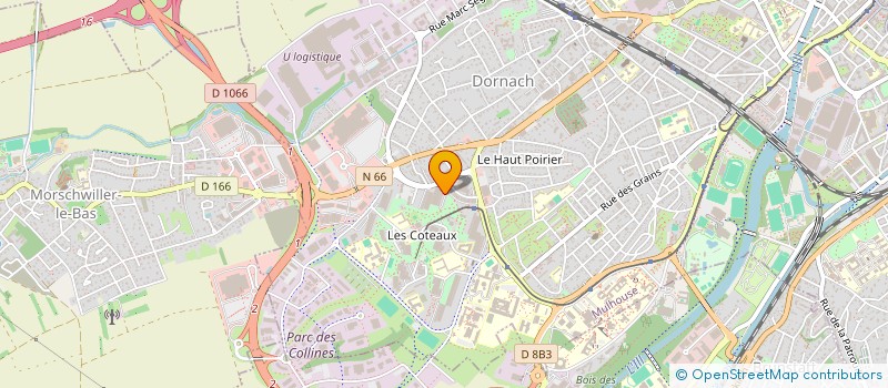 localisation de l'entreprise MONSIEUR SEBASTIEN RIAT  MULHOUSE