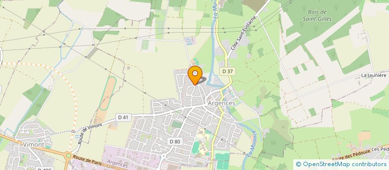 localisation de l'entreprise MONSIEUR SEBASTIEN RIBARD  ARGENCES